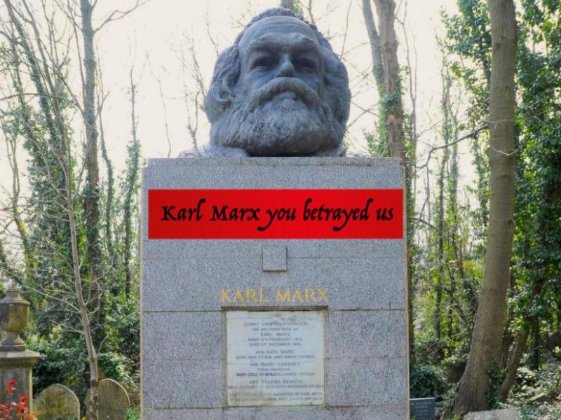 Marxists cancel Karl Marx over “bourgeois” tomb